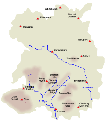 Shropshire Map
